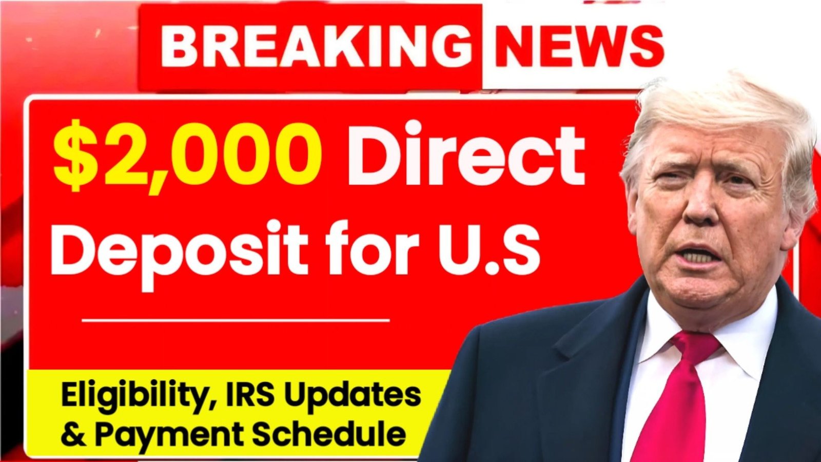 $2,000 Direct Deposit for U.S in November 2025